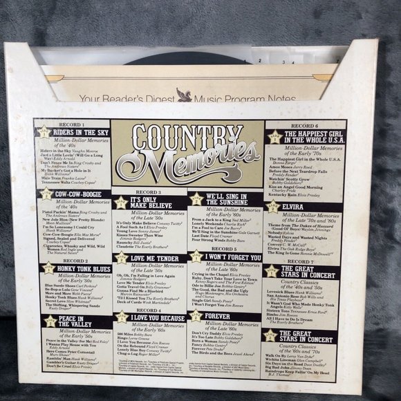 Country Memories Readers Digest Vinyl LP Box Set Country Memories Records 7 lps - Picture 7 of 13